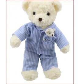 The Puppet Company Dressed Plush Toy Animal - Bedtime Bear (Pyjamas)