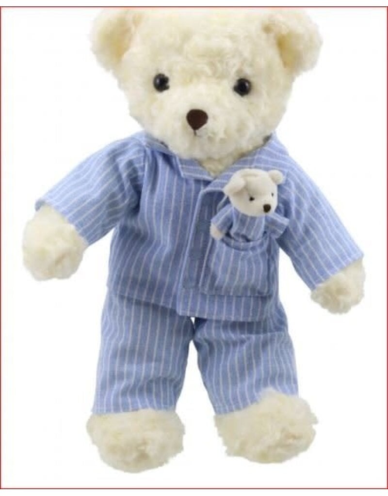 The Puppet Company Dressed Plush Toy Animal - Bedtime Bear (Pyjamas)