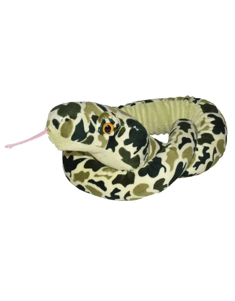 Wild Republic Plush Snake Camo Green (54")