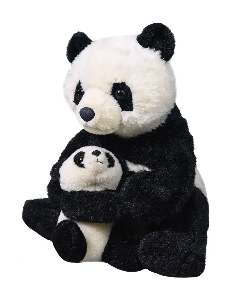 Wild Republic Mom and Baby Panda Plush