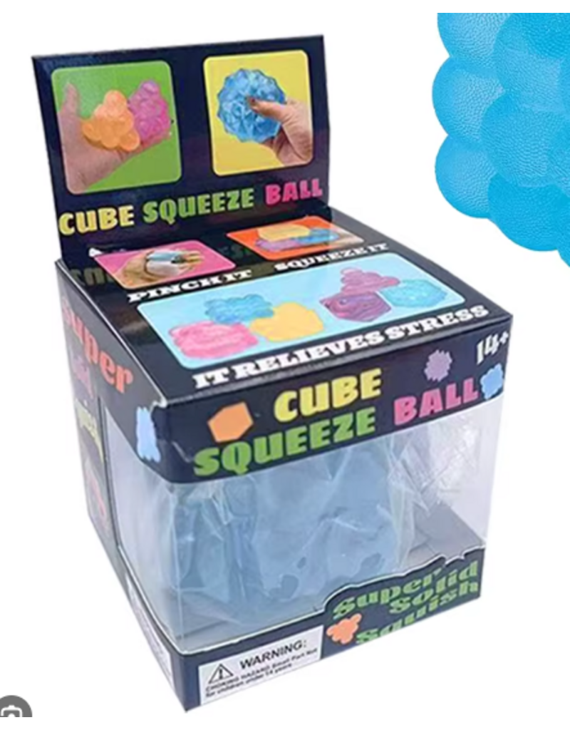 UZ Wholesale STore NO UPC Water Cube Polygonal Ice Cube Squeeze Ball