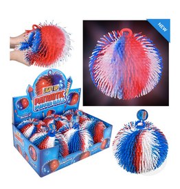 The toy network Light-Up Patriotic Puffer Ball 8.75" sold single