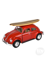The toy network Die-cast Classic VW Beetle with Surfboard (Colors Vary; Sold Individually)
