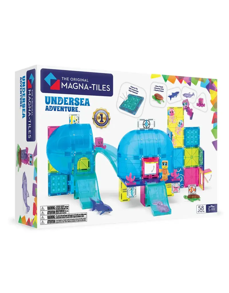 Magnatiles Magnetic Magna-Tiles Undersea Adventure (58 Piece Set)