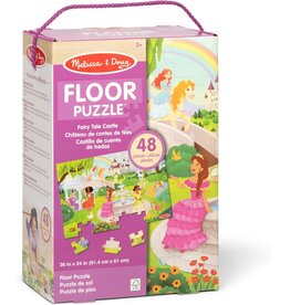 Melissa & Doug Puzzle Fairy Tale Castle Floor Puzzle (48 Pcs)