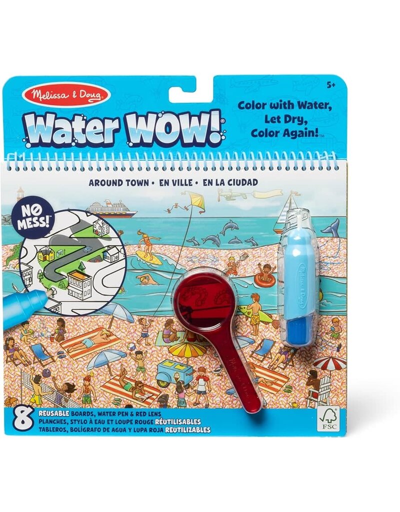 Melissa & Doug Water Wow Around Town 8 Reusable Boards
