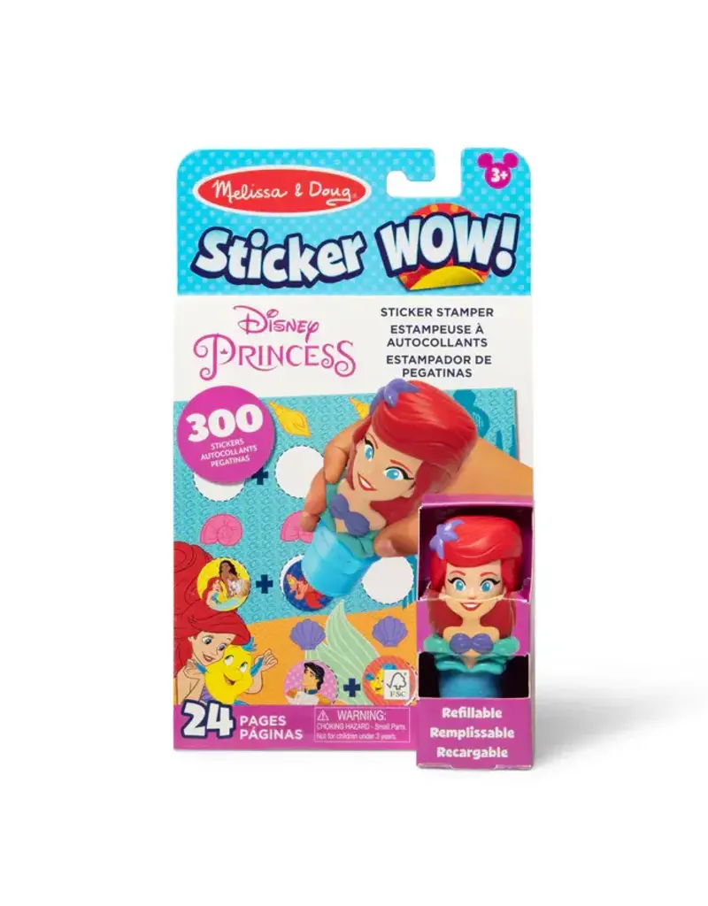 Melissa & Doug Sticker Wow Ariel The Little Mermaid Disney