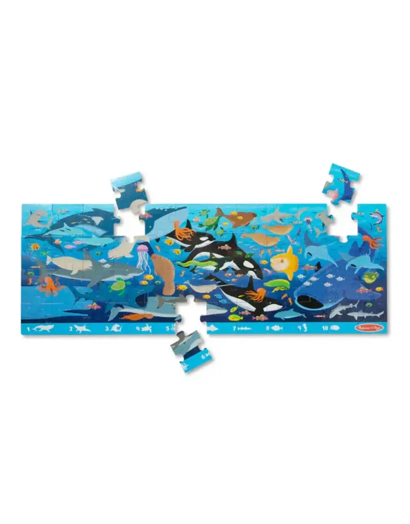 Melissa & Doug Floor Puzzle - Search & Find Beneath the Waves