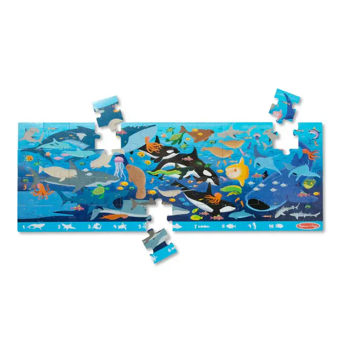 Floor Puzzle - Search & Find Beneath the Waves (48 Pcs)