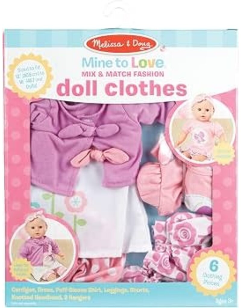 Melissa & Doug Baby Melissa & Doug Mine to Love Mix & Match Fashion Doll Clothes