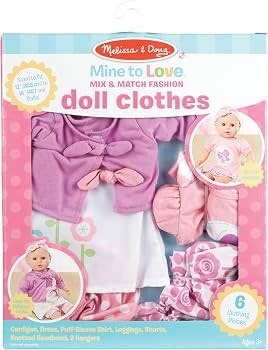 Mix & Match Fashion Doll Clothes