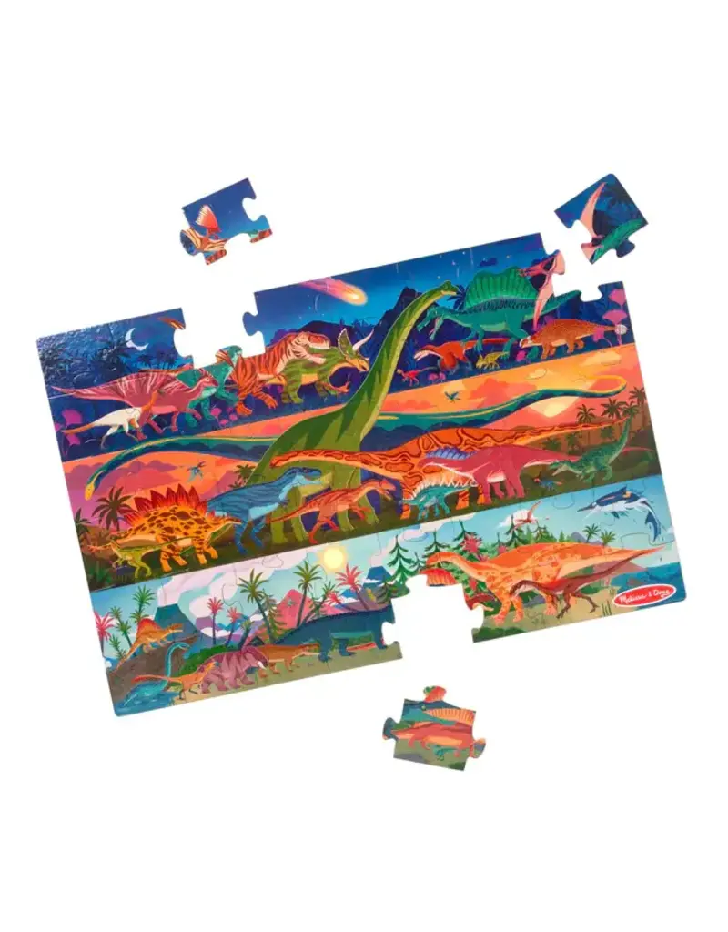 Melissa & Doug Floor Puzzle - Dinosaurs ( 48 pcs)