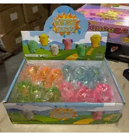 Cap Zone Glitter Baby Elephant Squish (Colors Vary, Sold Individually)