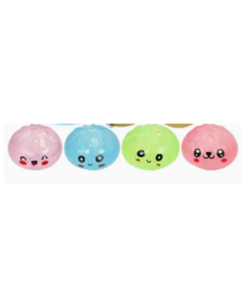 Cap Zone Neon  Pastel Glow in the Dark Jiggly Jelly Slime Dumpling ( Assorted Colors; Sold Individually)