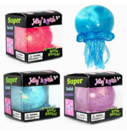 Cap Zone Squishy Jellyfish (Colors Vary, Sold Individually)