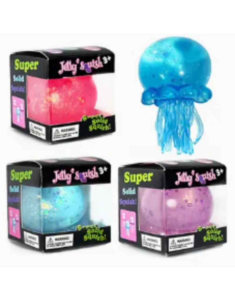 Cap Zone Squishy Jellyfish (Colors Vary, Sold Individually)