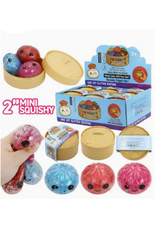 Cap Zone 3-in-1 Mini Glitter Water Bead Squishy Dumpling ( Assorted Colors; Sold Individually)