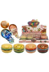 Cap Zone Hamburger Fast Food Shimmer Gel Slime Jar (Assorted)