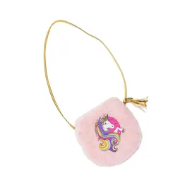 Creative Education (Great Pretenders) Costume Accessories Fluffy Pink Unicorn Petite Purse