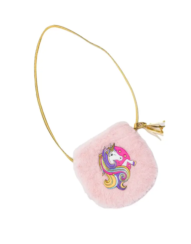 Creative Education (Great Pretenders) Costume Accessories Fluffy Pink Unicorn Petite Purse