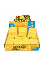 The American Gift Company Big Cheese Squishy Jumbo Sensory Squeeze Toy Includes One