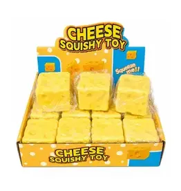 The American Gift Company Big Cheese Squishy Jumbo Sensory Squeeze Toy Includes One