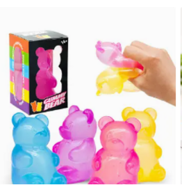 The American Gift Company No UPC Squishy Gummy Bear ( Assorted Colors; Sold Individually)