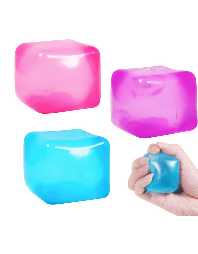 The American Gift Company NO UPC Squeeze Cube Slow Rise Ice Cube Assoted color (color will vary) sold single