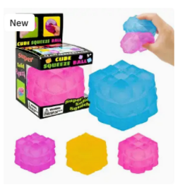 The American Gift Company [NO UPC] Nice Cube Squishy Assorted Color (color will vary) sold single