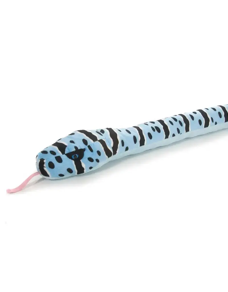 Wild Republic Plush Snake Blue Rock Rattle