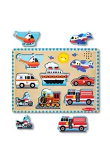 Melissa & Doug Sound Puzzle - Vehicles