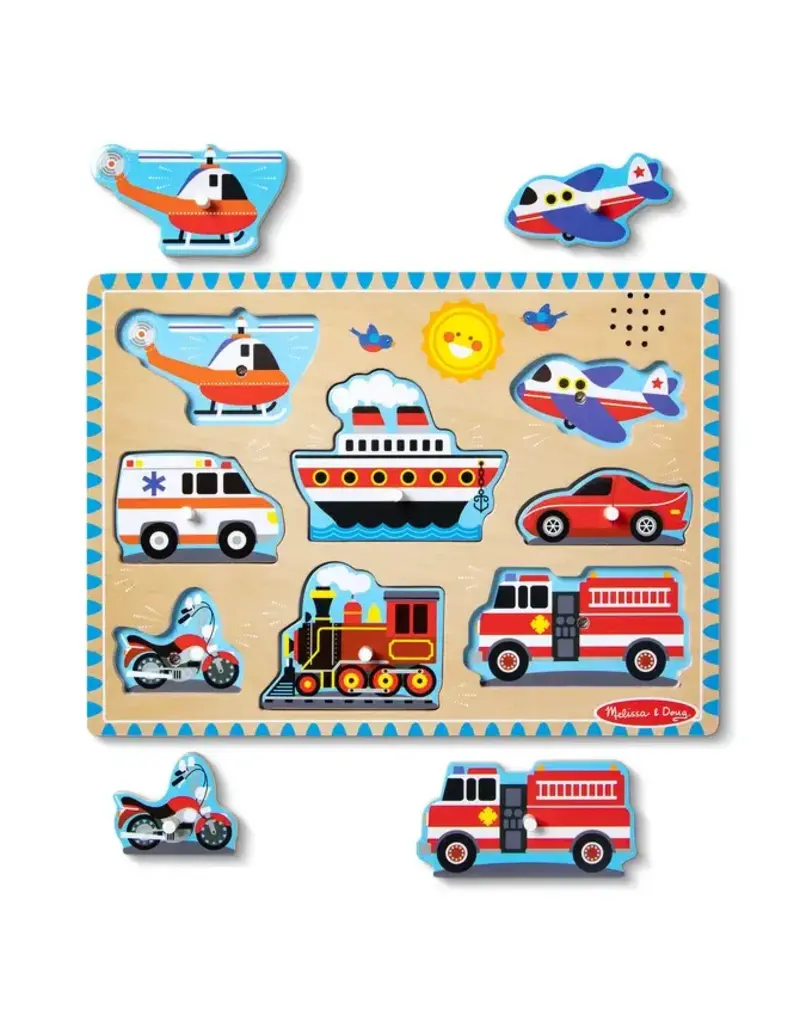 Melissa & Doug Sound Puzzle - Vehicles