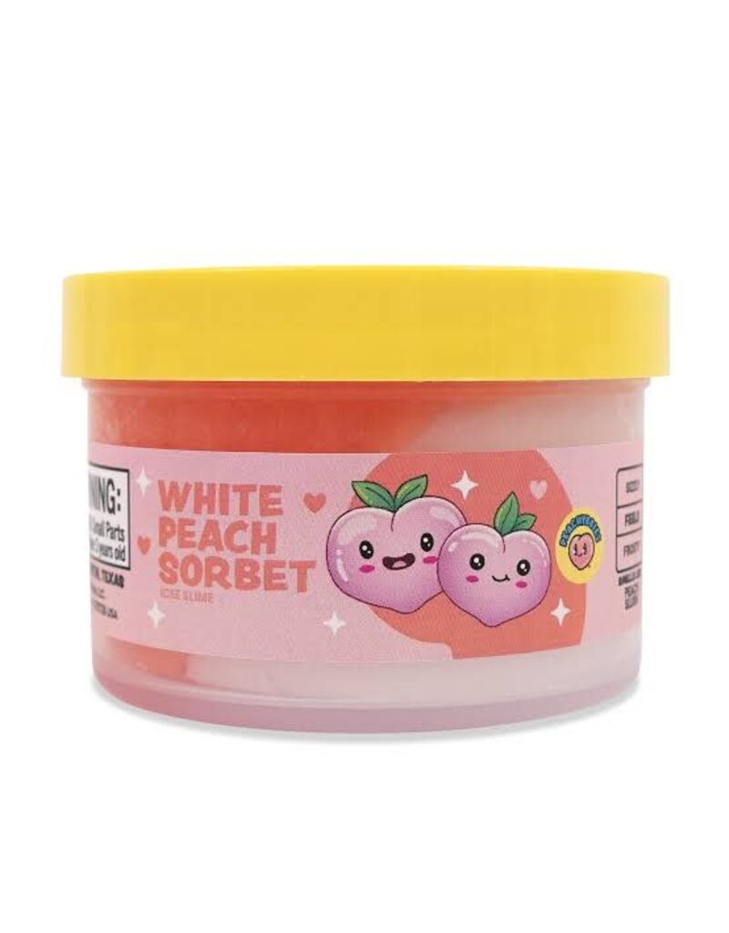 Peachybbies Slime White Peach Sorbet Peachybbies Slime
