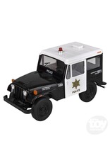 The toy network Die-Cast Jeep 1971 Jeep Wrangler Police Vehicle
