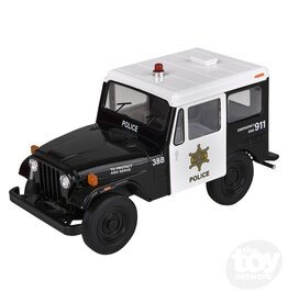 The toy network Die-Cast Jeep 1971 Jeep Wrangler Police Vehicle