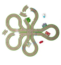 Melissa & Doug Design Your Own Railroad Tracks Floor Puzzle