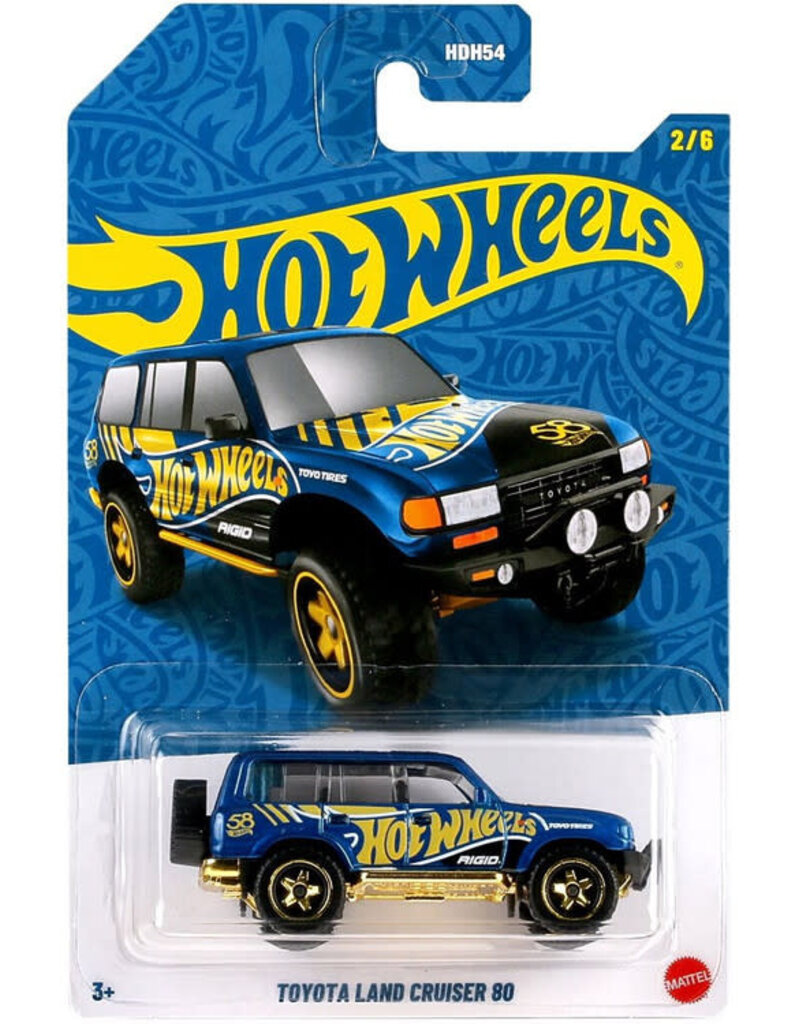 Hot Wheels Hot Wheels 57th Anniversary Pearl and Chrome - Toyota Land Cruiser 80