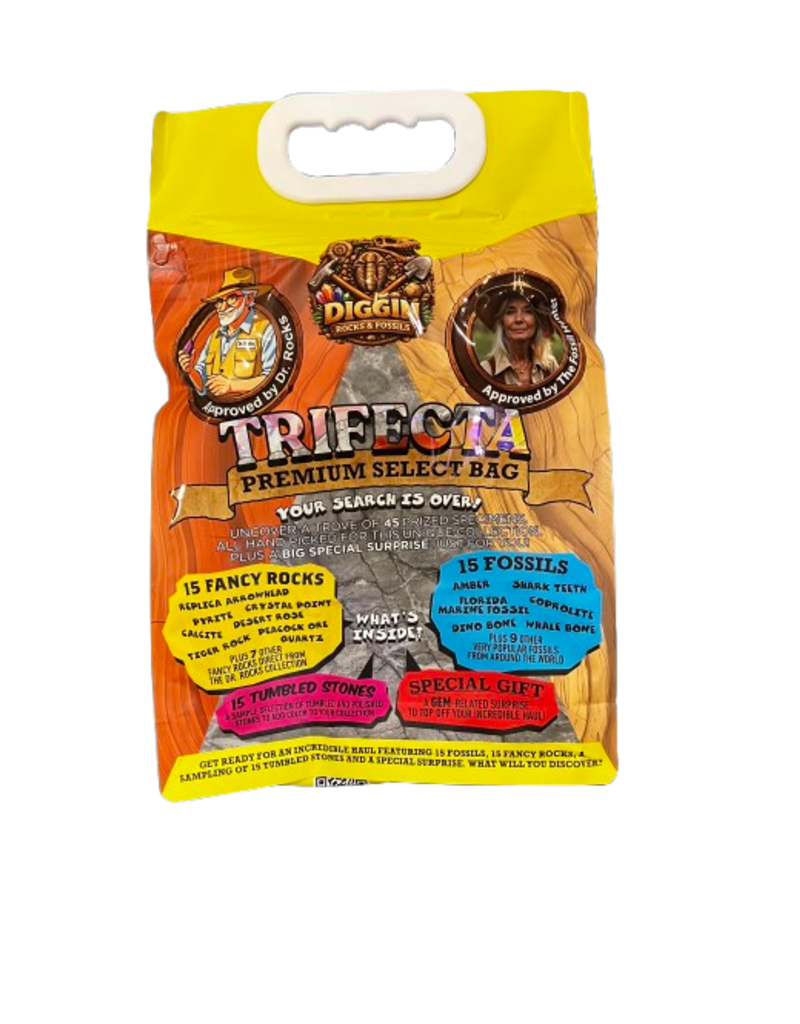 Diggin Rocks and Fossils Trifecta Premium Select Bag - Rocks and Fossils
