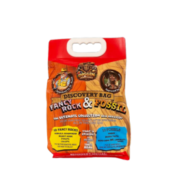 Diggin Rocks and Fossils Discovery Bag - Fancy Rock and Fossils - Beginner's Special