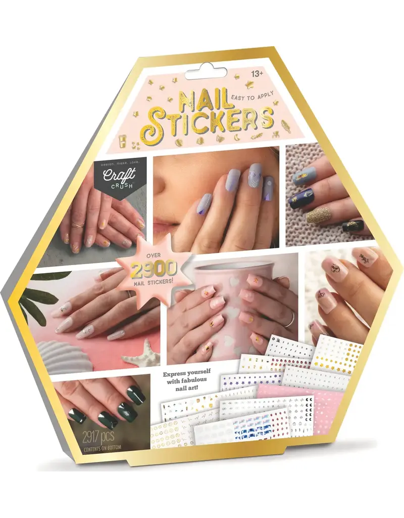 Playmonster Craft Crush Nail Stickers