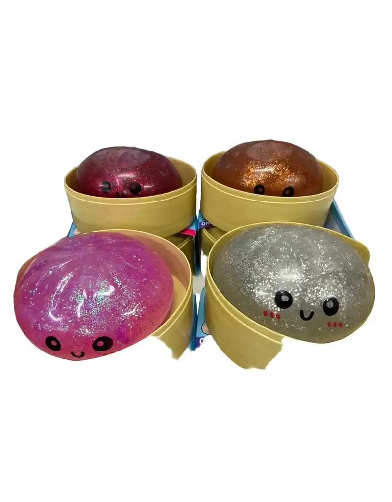 Jumbo Squish Dumpling Glitter Fidget (Assorted, Sold Seperately)