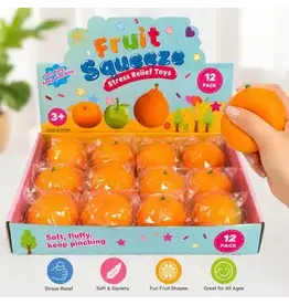 The American Gift Company Fruit Squeeze Stress Relief Squishy Toy