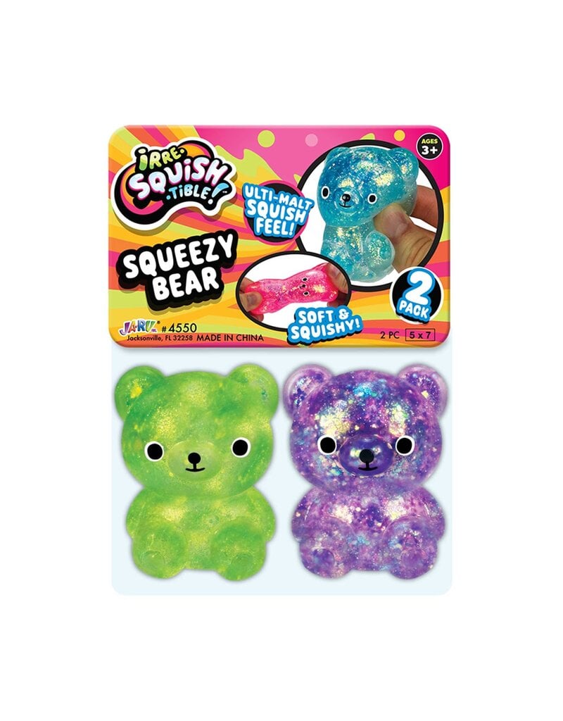 Jo's Dream Irre-squish-tible Squeezy Bear 2-Pack