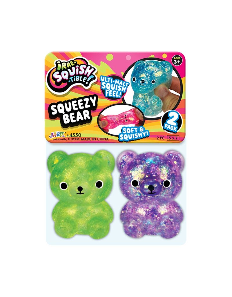 Jo's Dream Squishy Bear 2 in pack Assorted color (colors will vary)