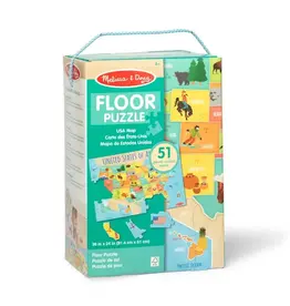 Melissa & Doug United States Map Floor Puzzle