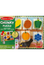 Melissa & Doug Puzzle Chunky Puzzle Colorful Garden