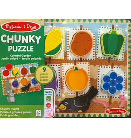 Melissa & Doug Puzzle Chunky Puzzle Colorful Garden