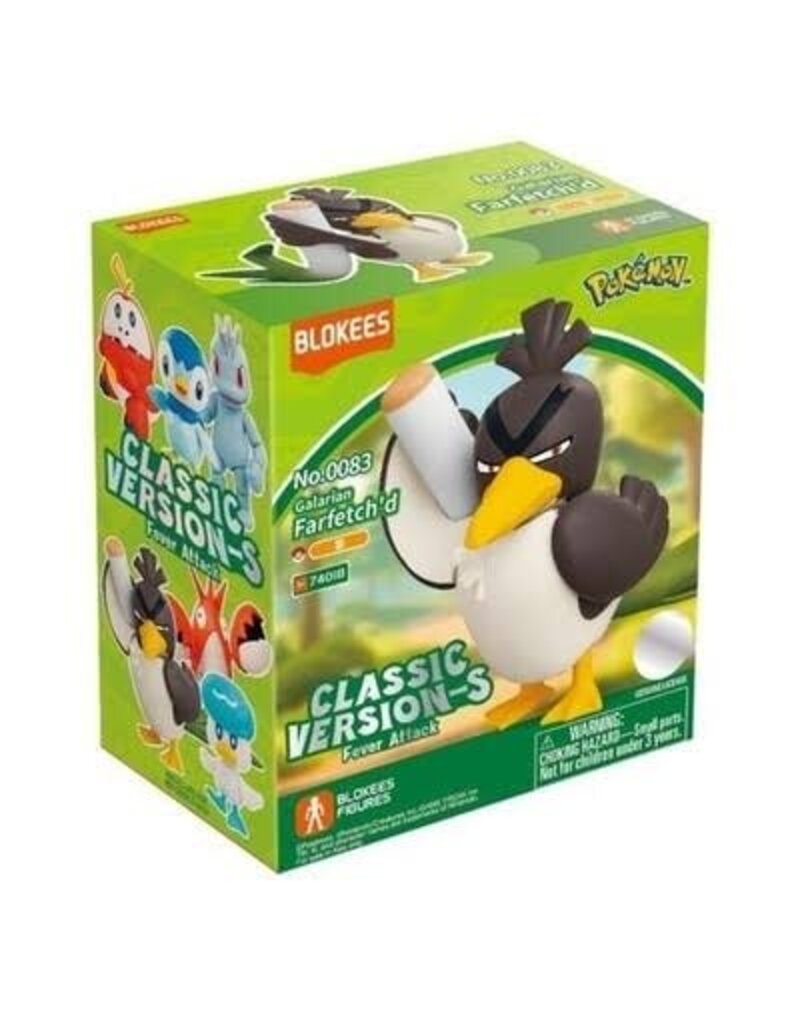 Snack'd Blokees Pokemon Farfetch'd Figure
