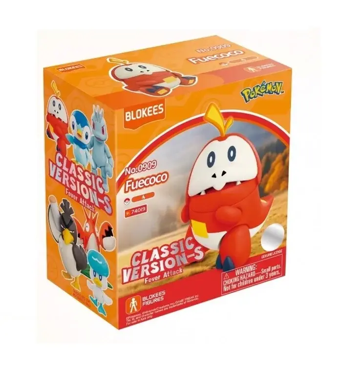 Blokees Pokemon Fuecoco Figure