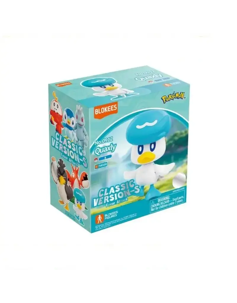 Snack'd Blokees Pokemon Quaxly Figure